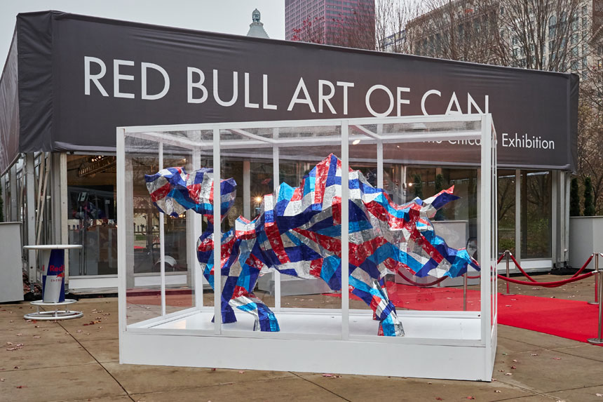 Red Bull Can Wall Art
